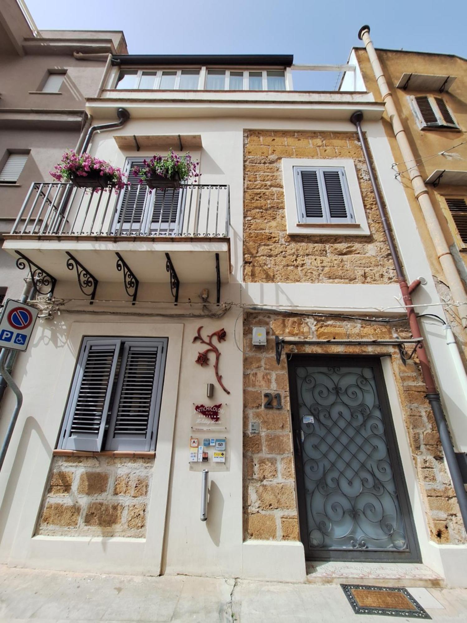 B&B Antichi Colori Cinisi Exterior foto